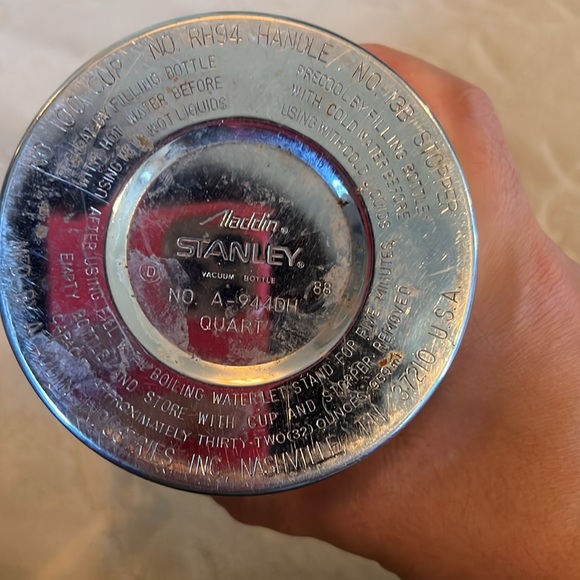Aladdin Stanley Vintage Quart Green Thermos 1988 - Picture 3 of 9
